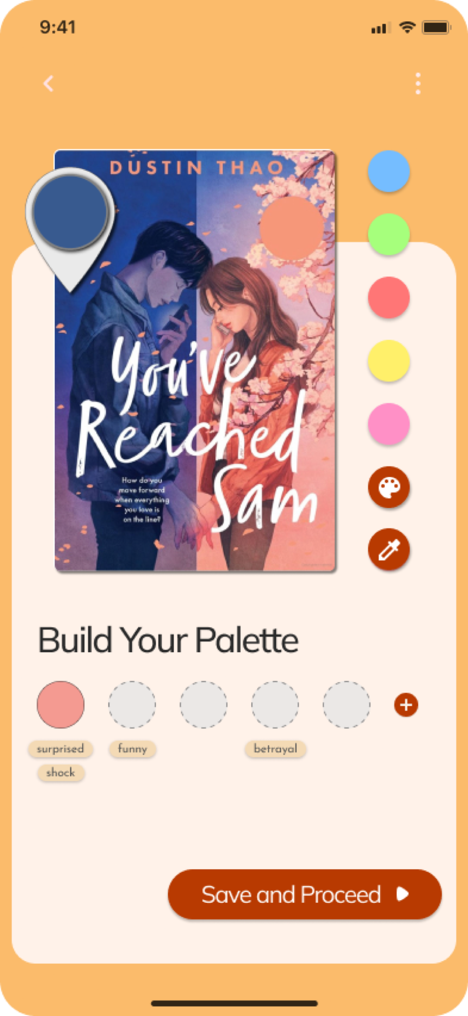 Autumn — Book info prototype 1