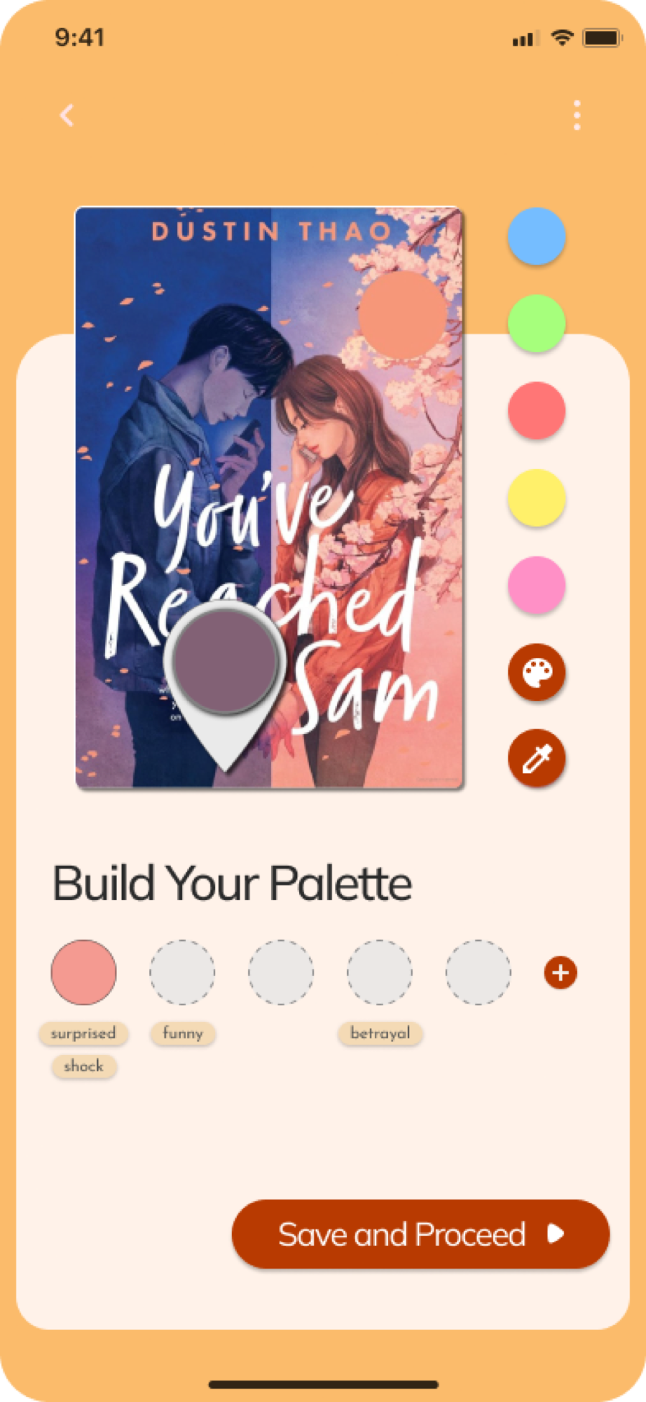 Autumn — Book info prototype 3