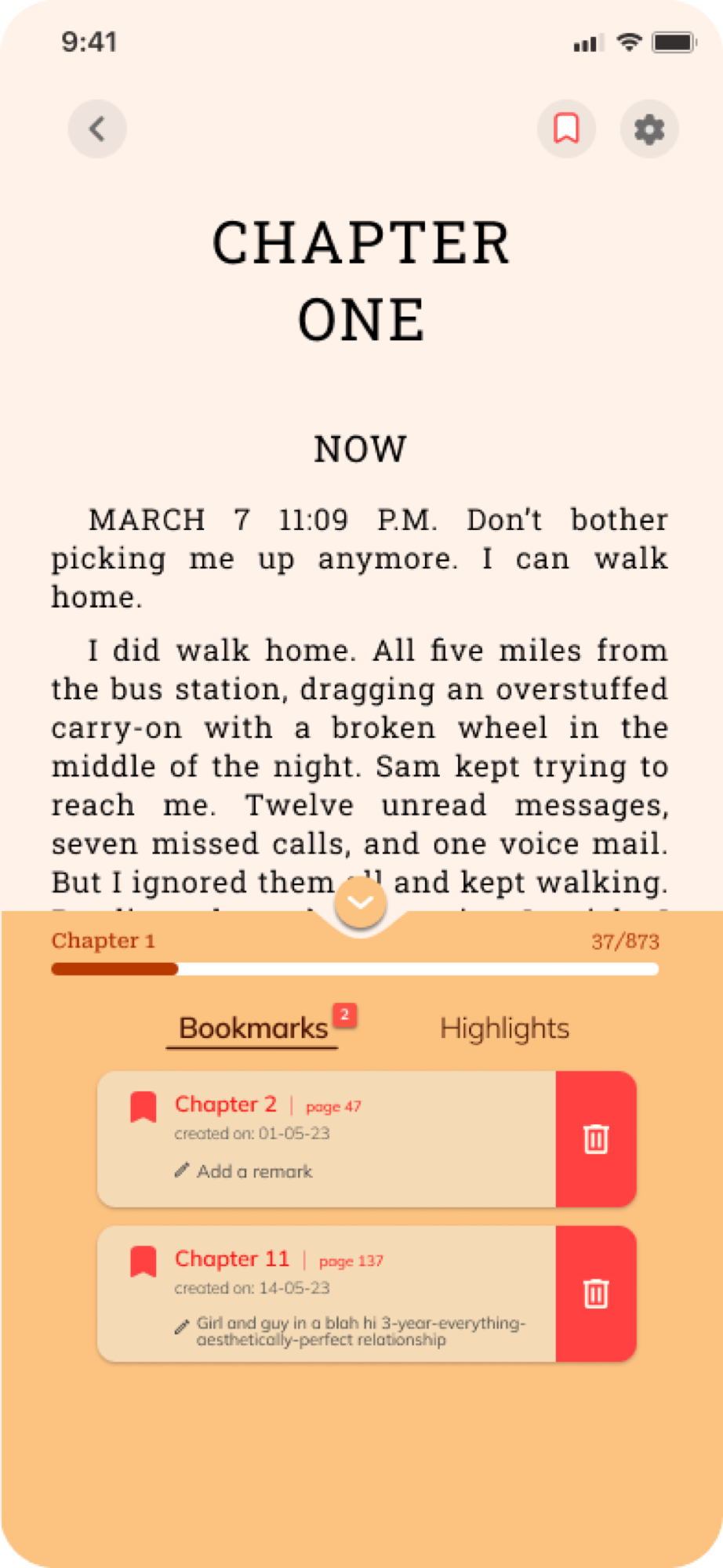 Autumn — Bookmarks menu page 10