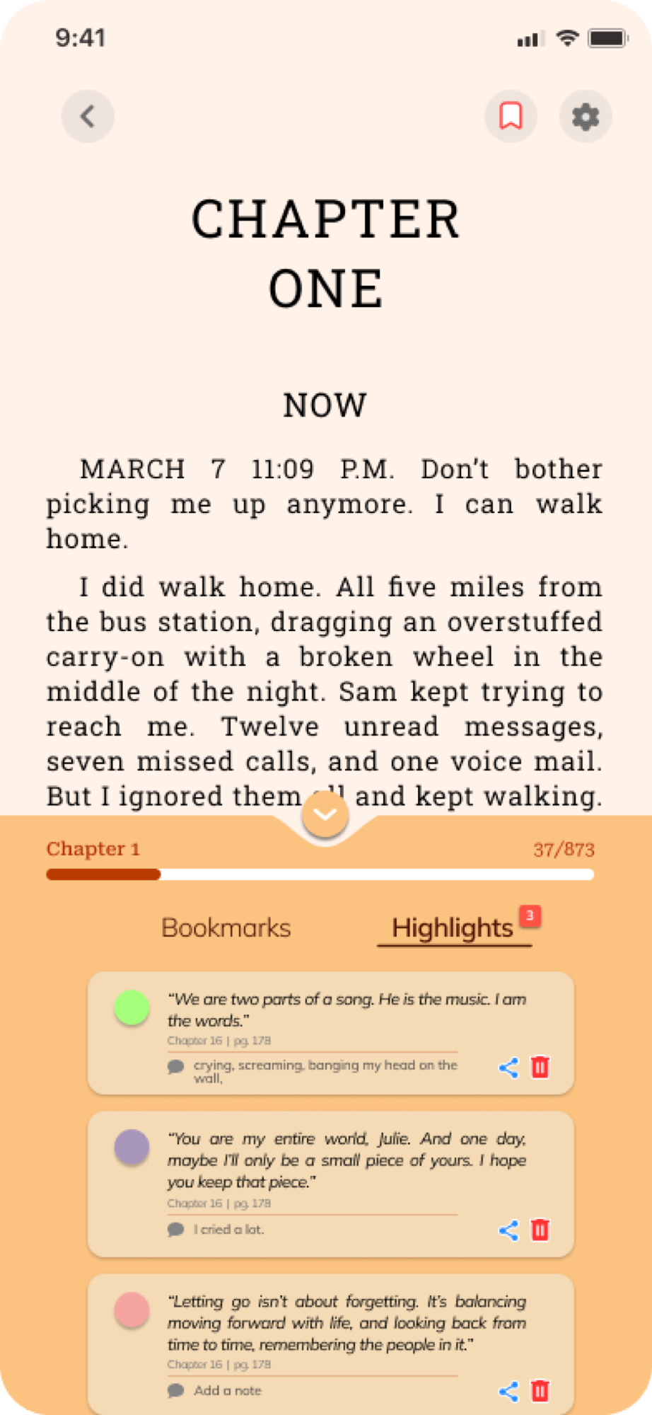 Autumn — Highlights menu page 11