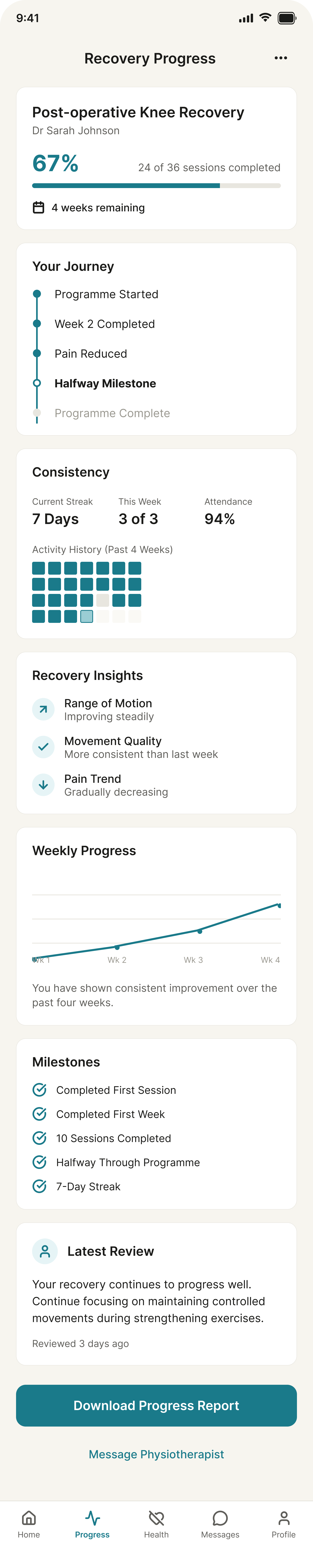 Progress