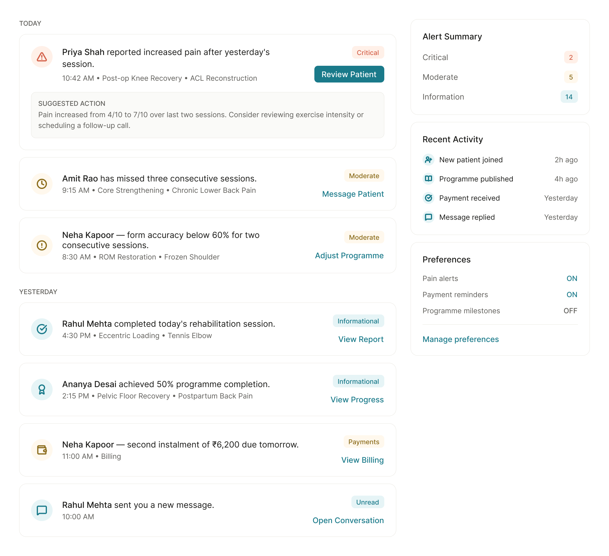 Alerts as the safety layer