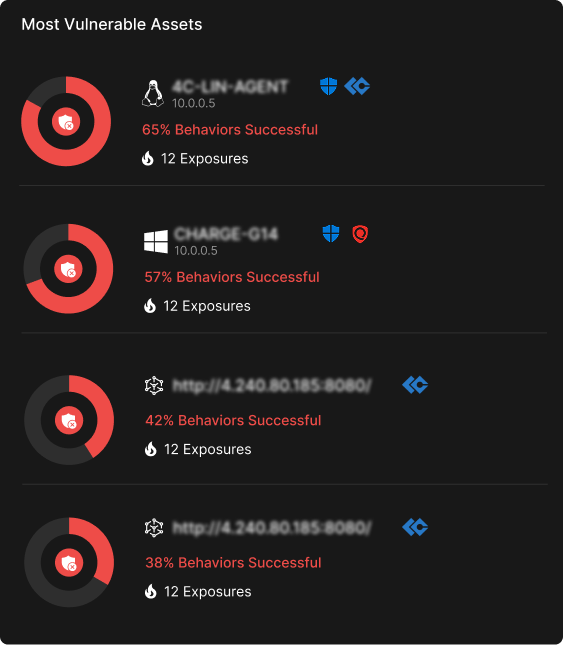 Most Vulnerable Assets, expanded
