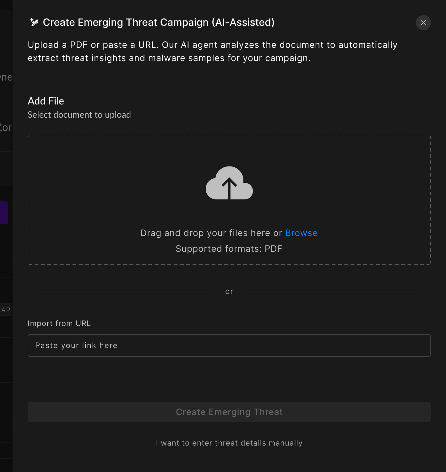 The AI-assisted path: hand it the report you already have