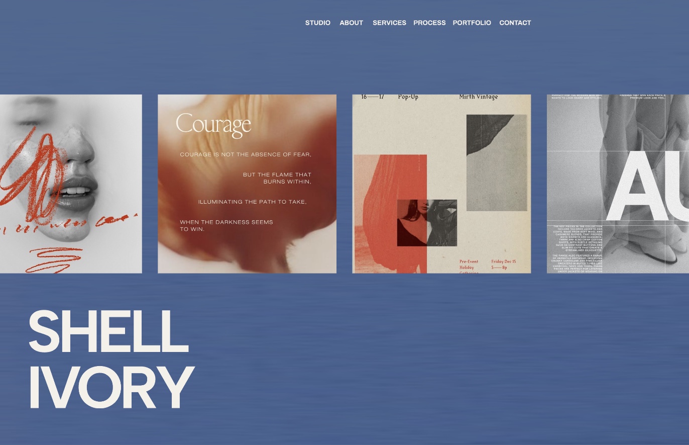 First beat: the work and the wordmark