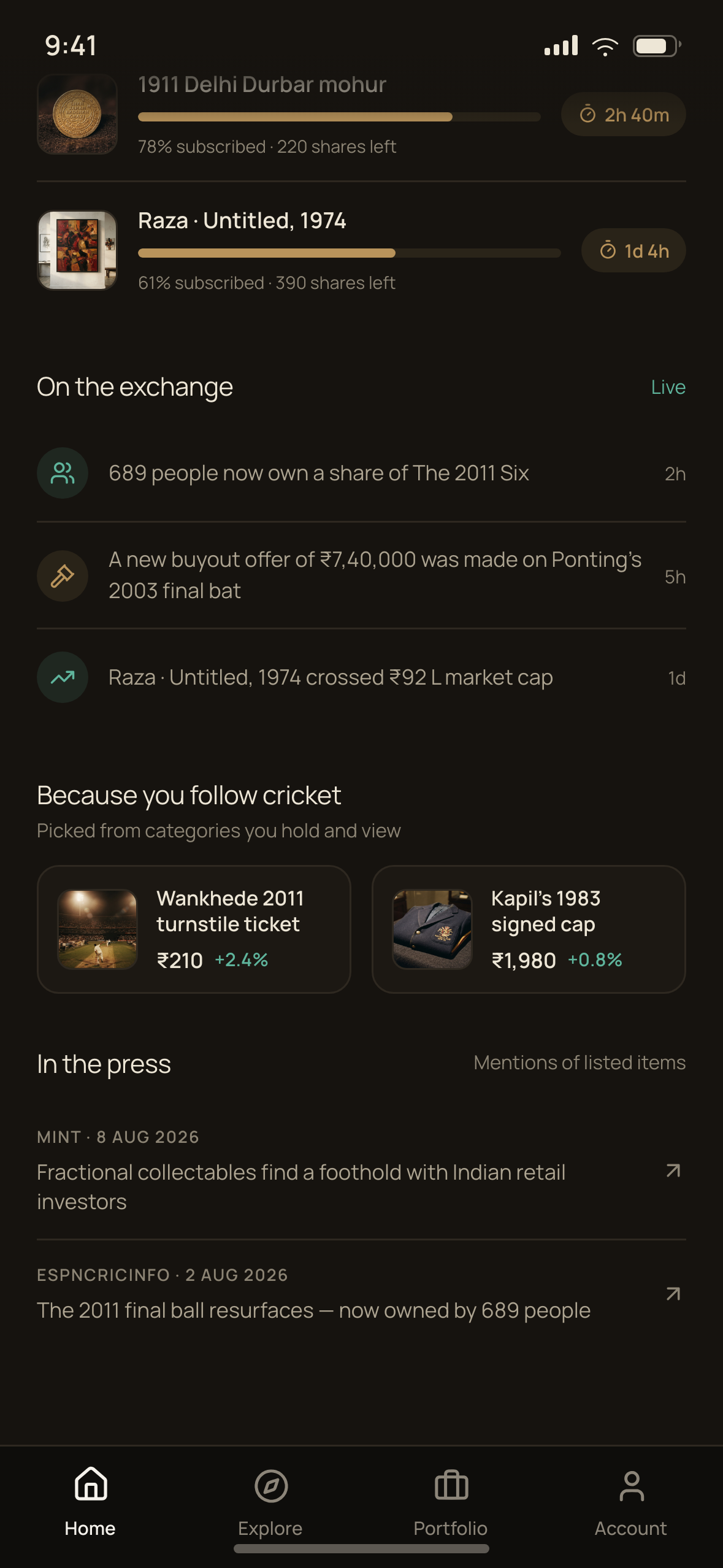 Dashboard discovery